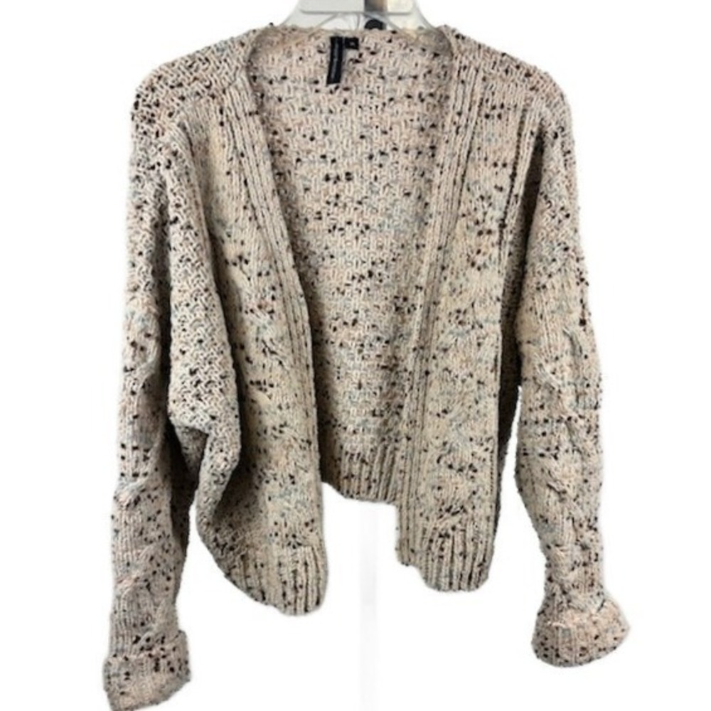 Moon & Madison Anthropologie Speckled Open Cardigan Sweater Women's Size‎ Medium